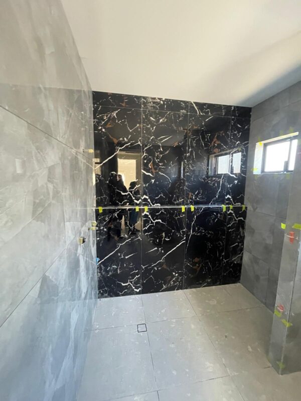 Thunder Black - 600x1200mm Bathroom Wall Tiles