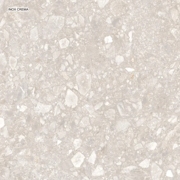 Inox Crema - 600x600mm Matt Wall & Floor Tiles