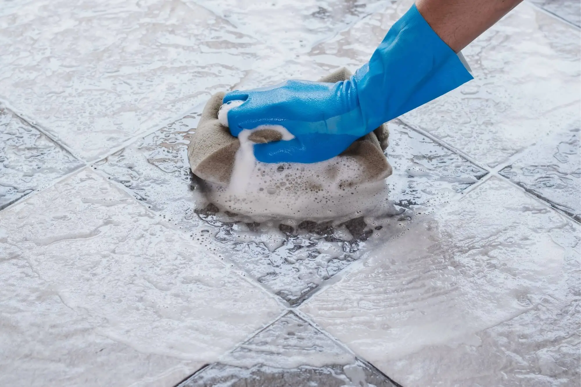 How to Clean Outdoor Tiles Step 3