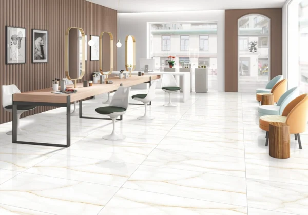 Cloud Onyx Beige - 600x1200mm Polished Floor Tiles