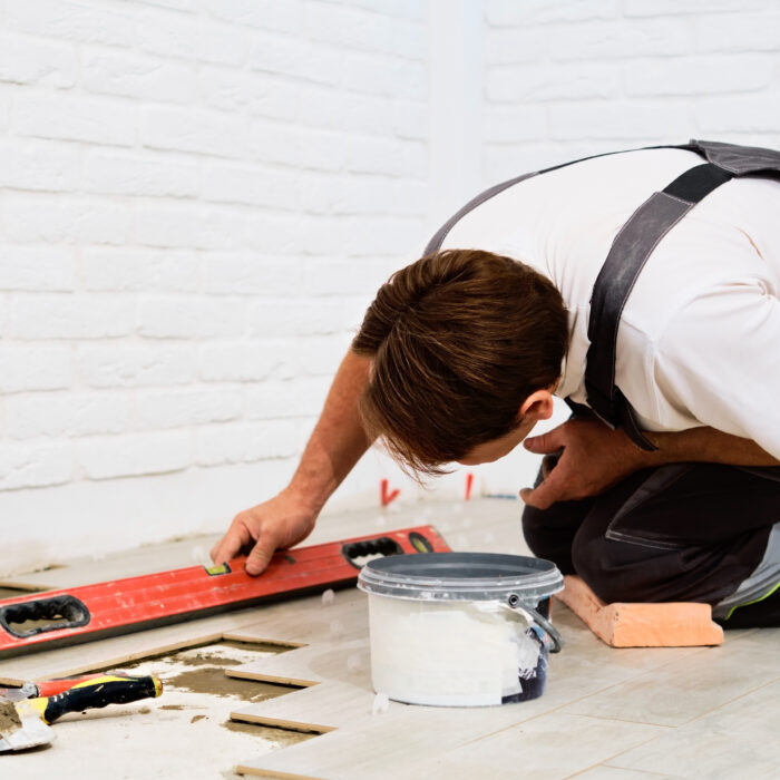 regrouting floor tiles
